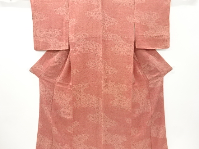 JAPANESE KIMONO / VINTAGE KOMON KIMONO / FLOWER & EGASUMI PATTERN